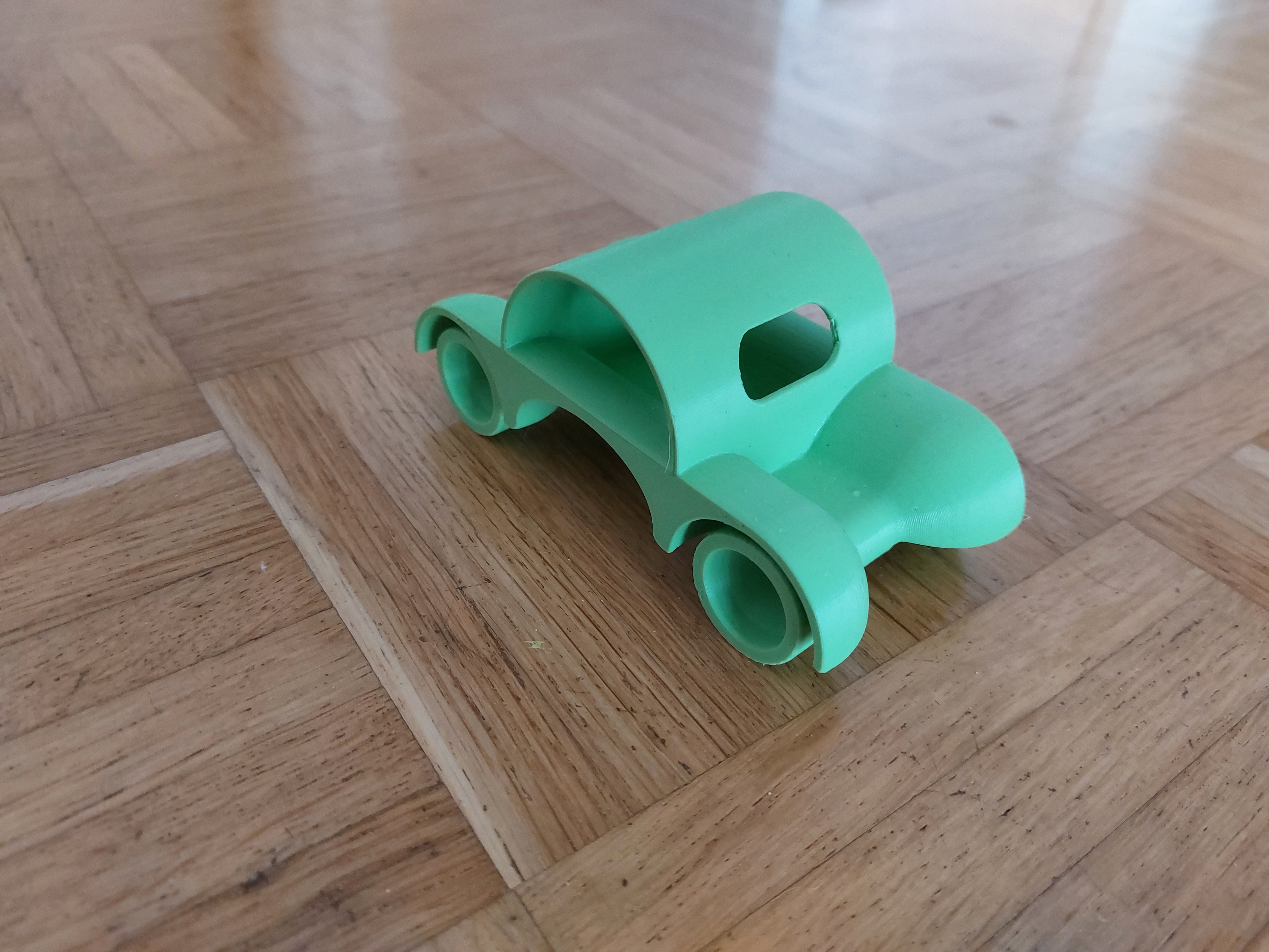 Carrinho de brinquedo 8 cm print-in-place