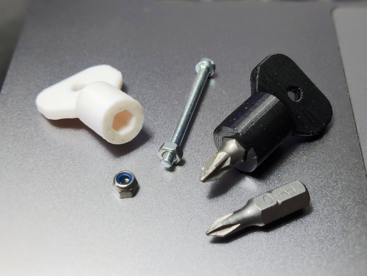 Chave soquete hex mini 3D kit