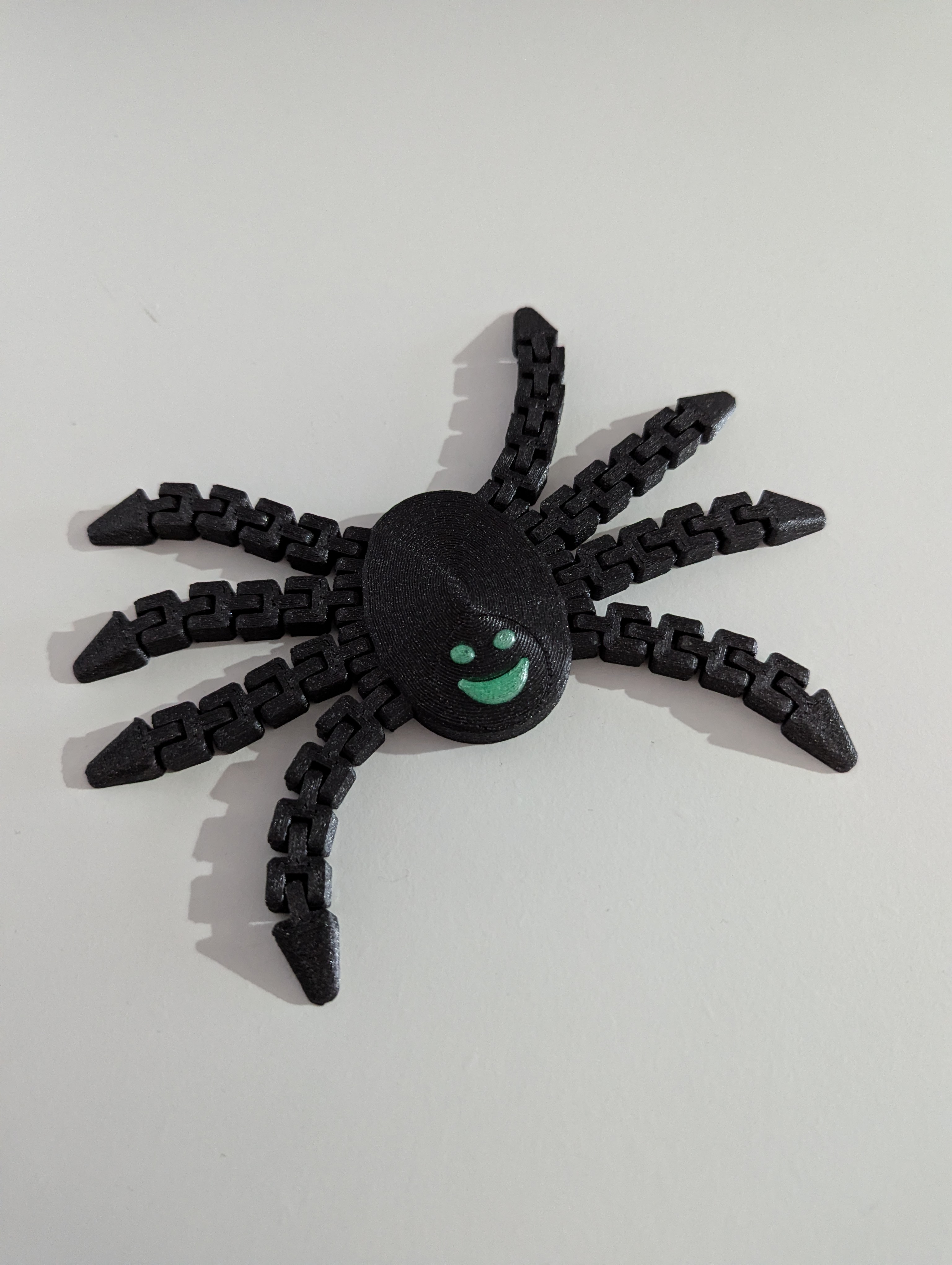 Aranha articulada flexível 10 cm print-in-place