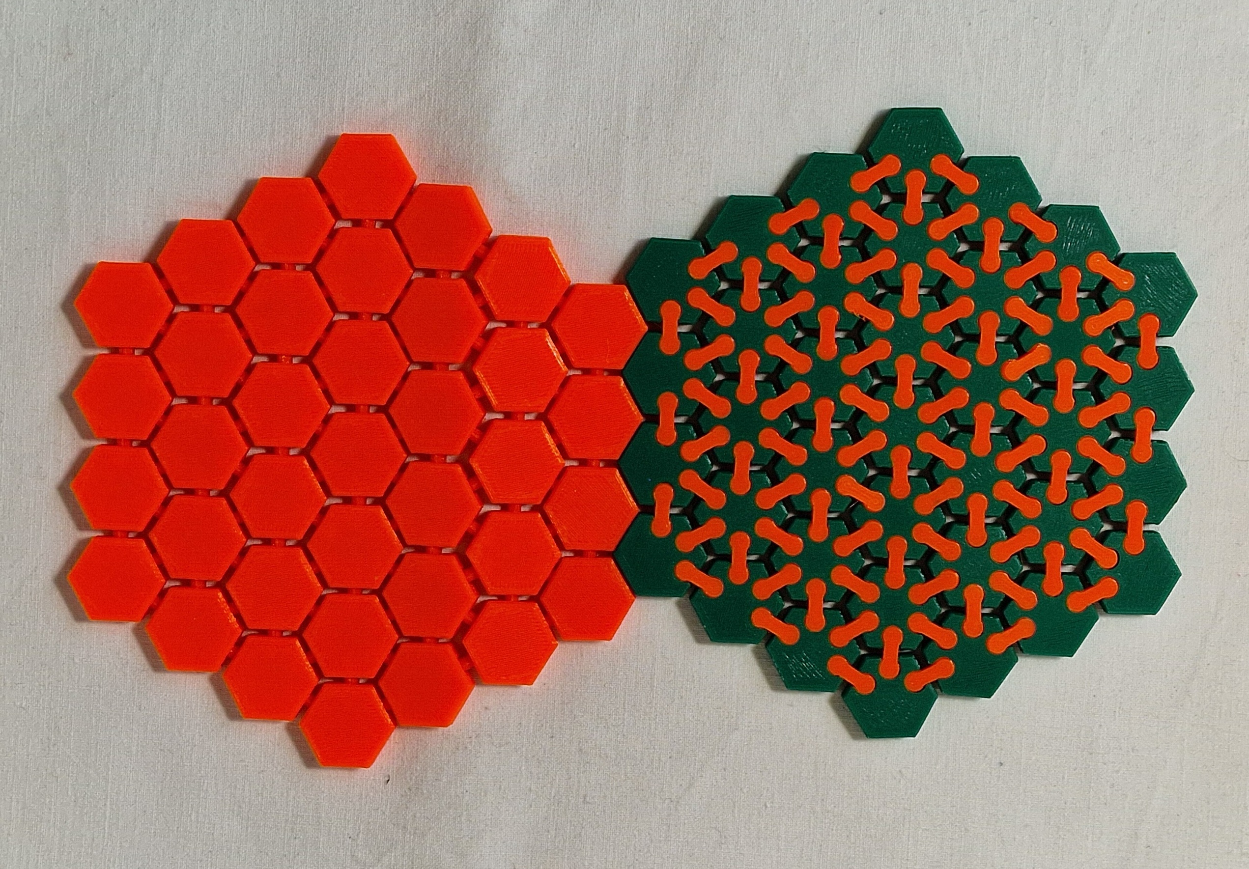 HexaFlex mosaico flexível 3D fidget