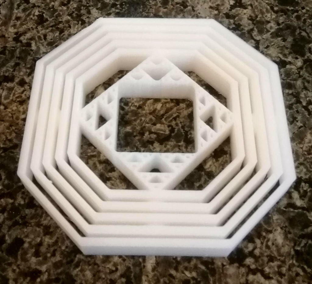 Porta-copos moldura 3D 10 cm