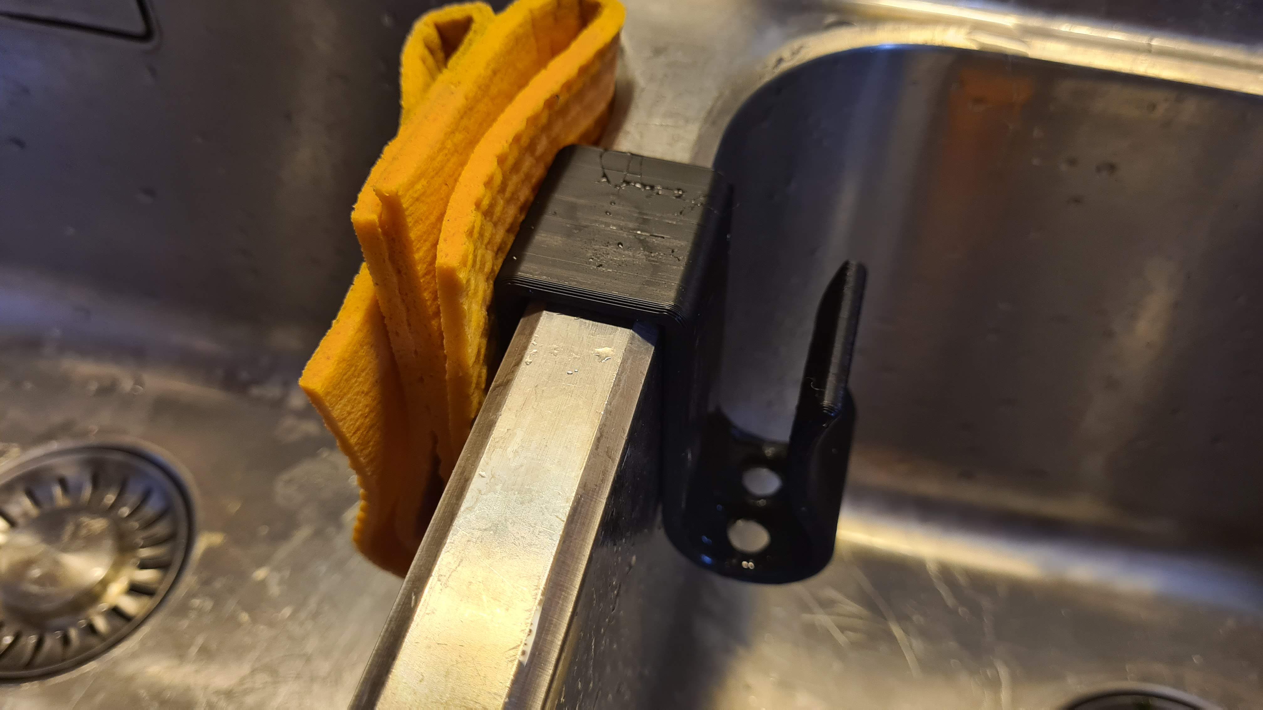 Porta-esponja de pia com dreno 13 cm