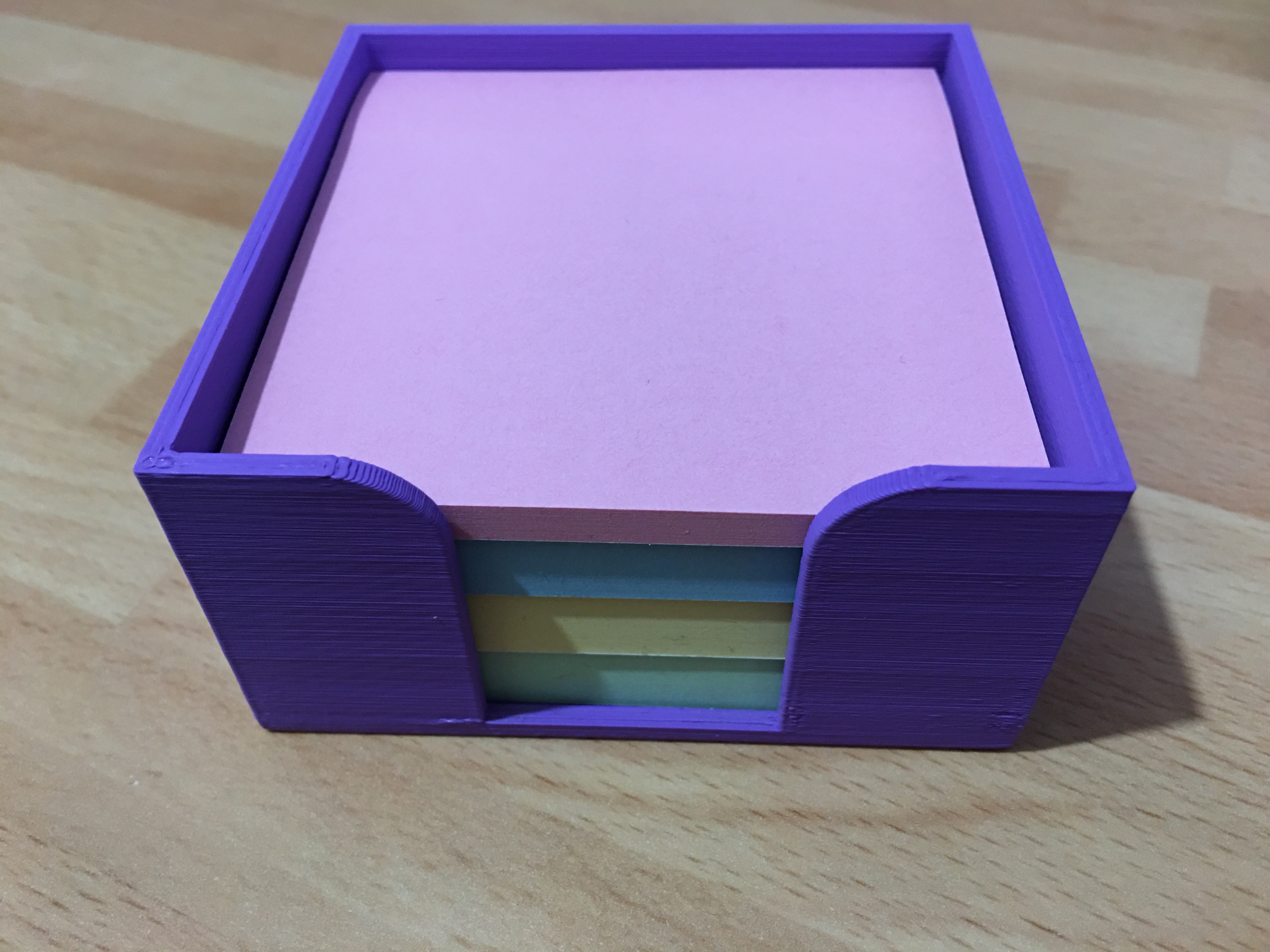 Porta-recados de mesa 9 cm para bloco autoadesivo